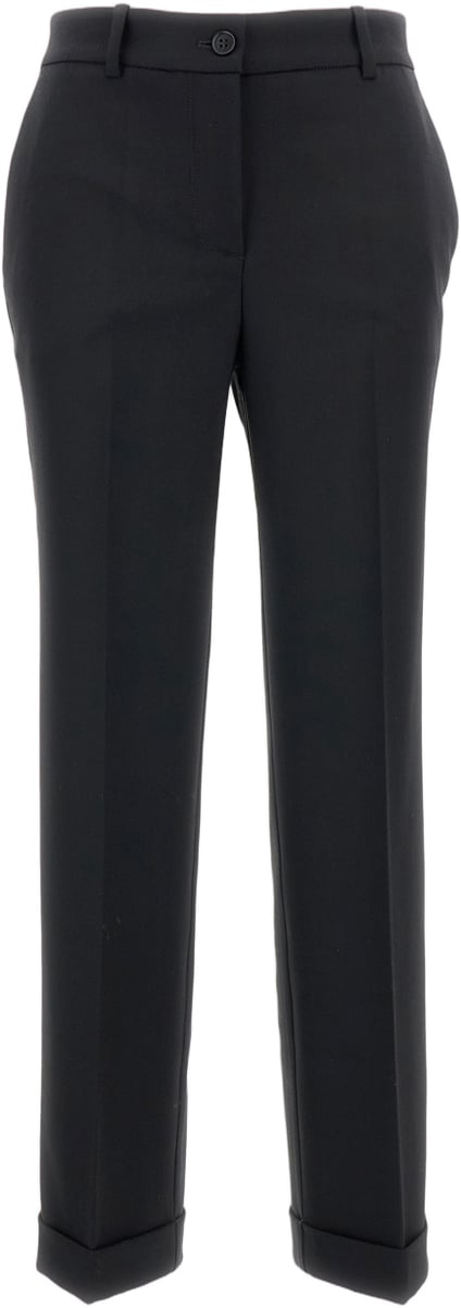 P.A.R.O.S.H. Sallia Bi-Stretch Trousers Zwart