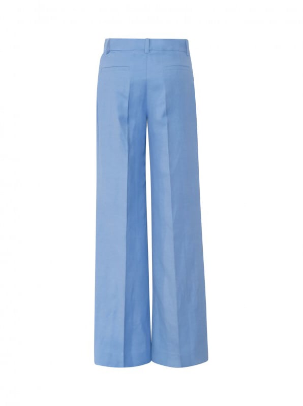 P.A.R.O.S.H. PAROSH D232214 046 RAISA25 LIGHT BLUE VISCOSE PANTS Blauw