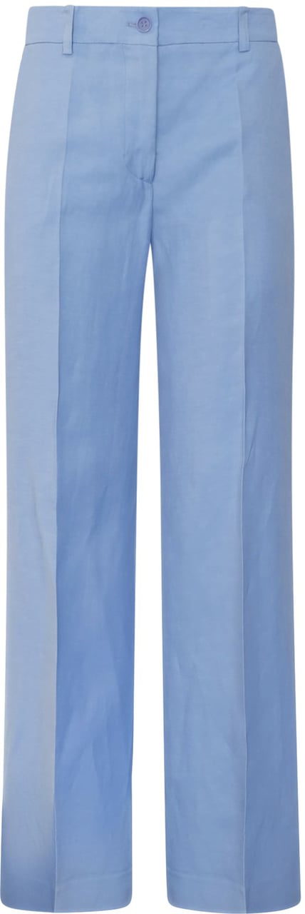 P.A.R.O.S.H. PAROSH D232214 046 RAISA25 LIGHT BLUE VISCOSE PANTS Blauw