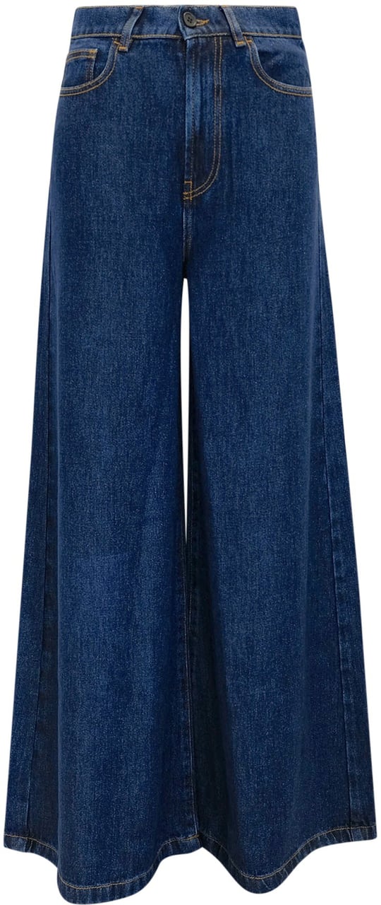 P.A.R.O.S.H. PAROSH D232442 1000 JOY BLUE JEANS DENIM PANTS Blauw