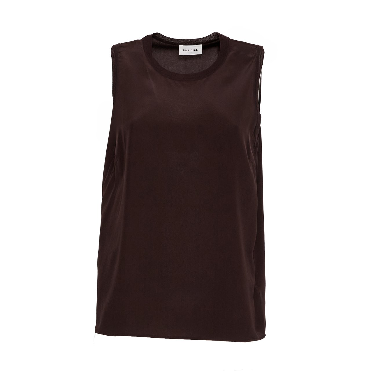 P.A.R.O.S.H. Sweet Crepe De Chine Blouse Zwart
