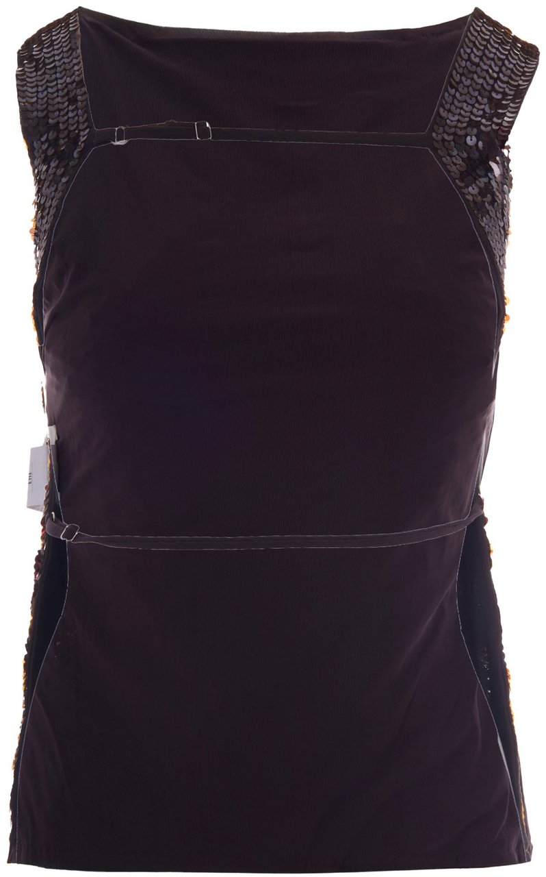 P.A.R.O.S.H. Top Fantasia Marrone Bruin