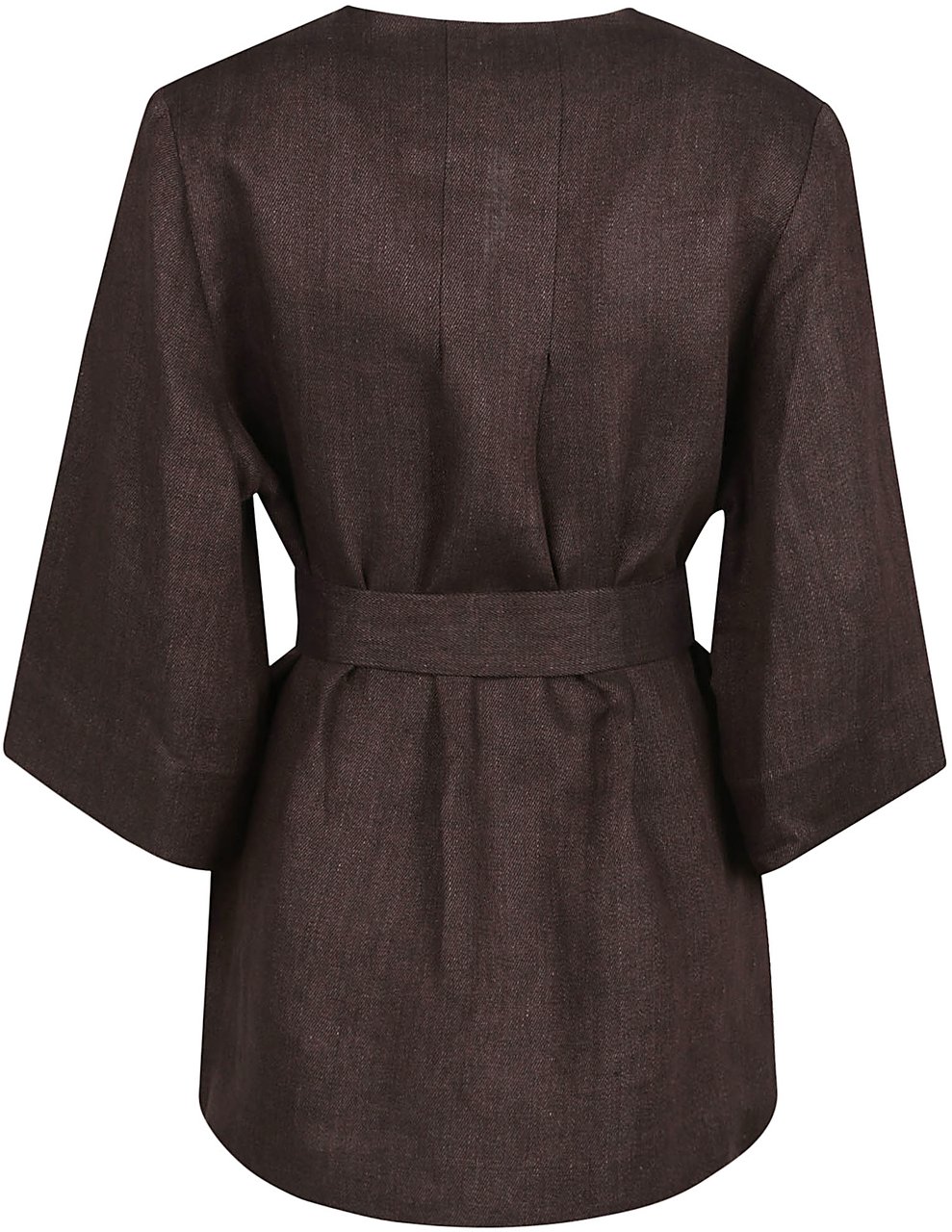 P.A.R.O.S.H. Short Sleeve Betulla Blouse Brown Bruin