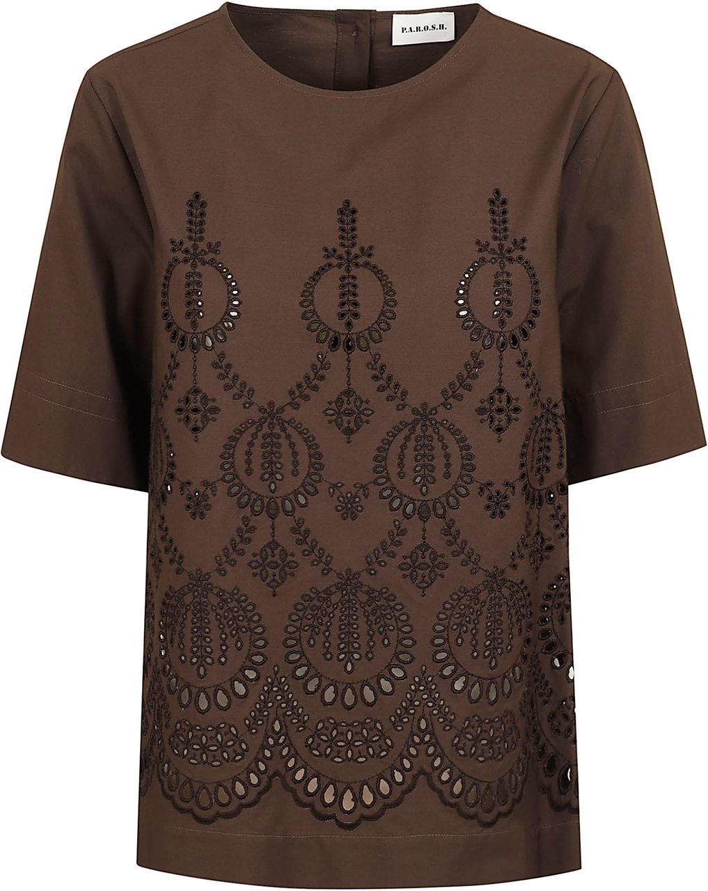 P.A.R.O.S.H. PAROSH BLUSA Maroon