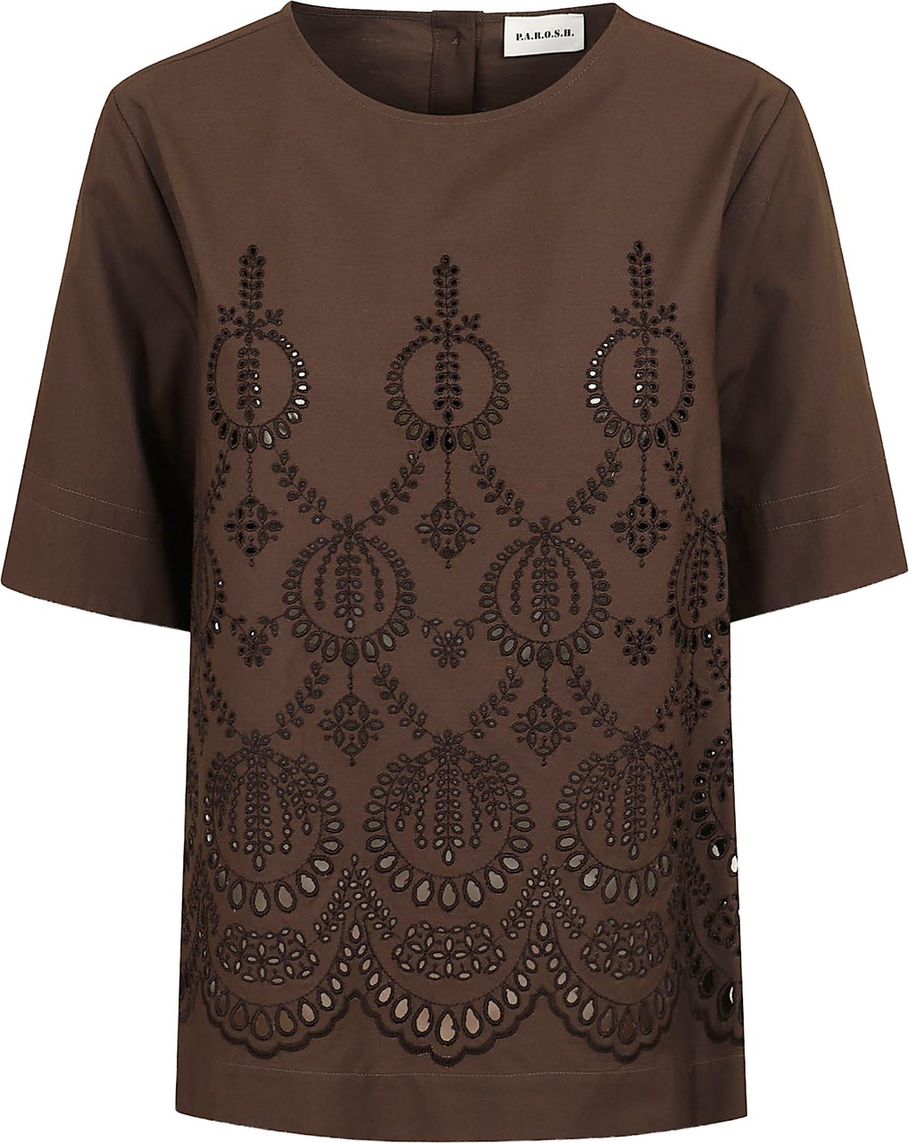 P.A.R.O.S.H. PAROSH BLUSA Maroon
