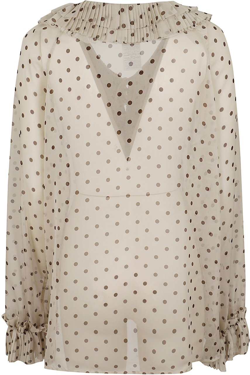 P.A.R.O.S.H. PAROSH BLUSA Beige