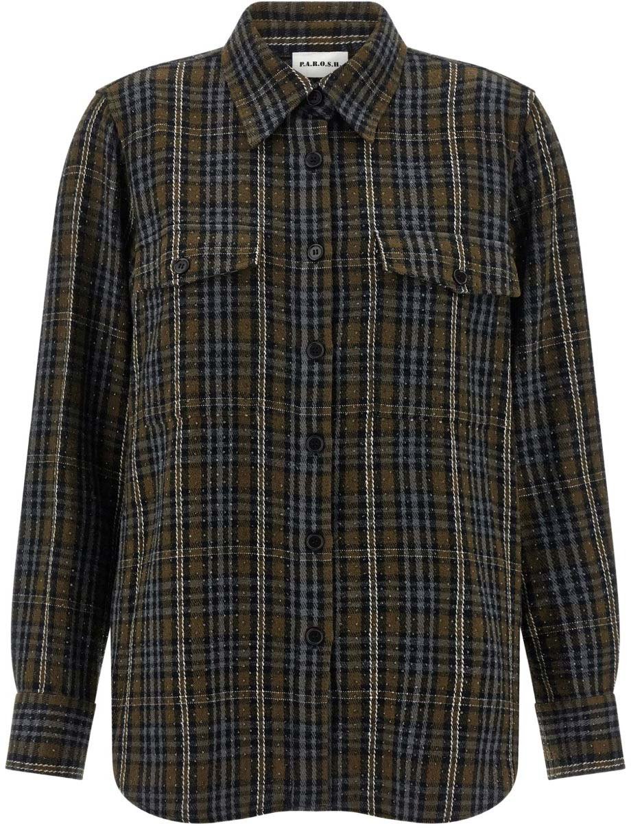 P.A.R.O.S.H. Shirts Green Groen