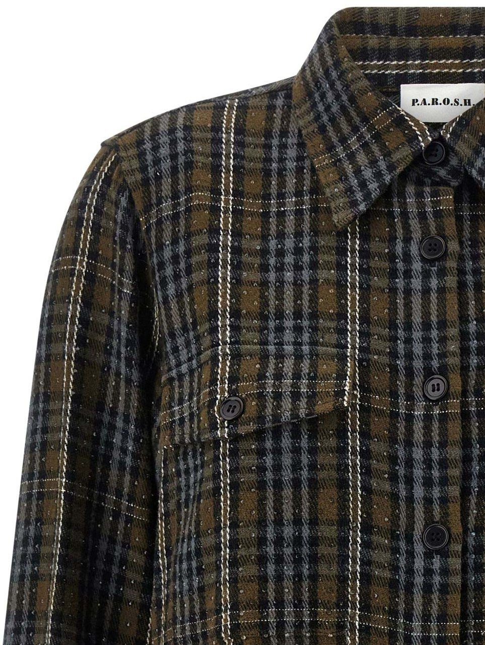 P.A.R.O.S.H. Shirts Green Groen
