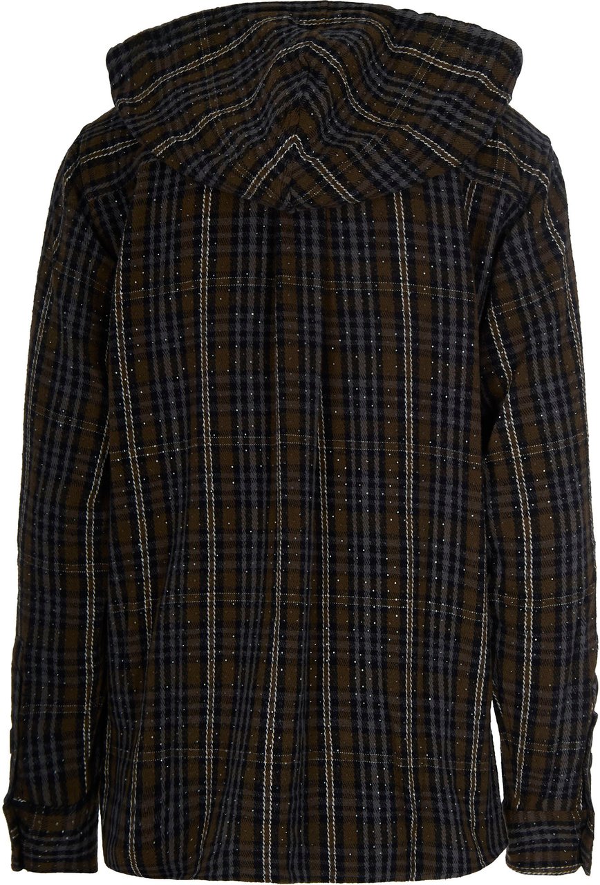 P.A.R.O.S.H. Shirts Fantasia Verde Oliva Groen
