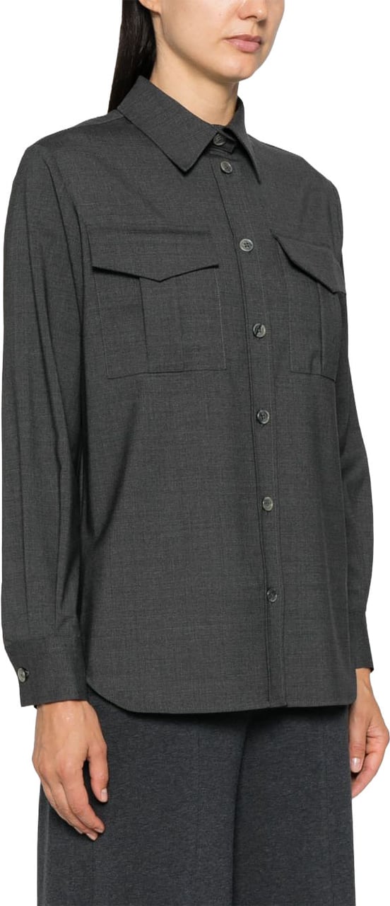 P.A.R.O.S.H. Shirts Anthracite Donkergrijs