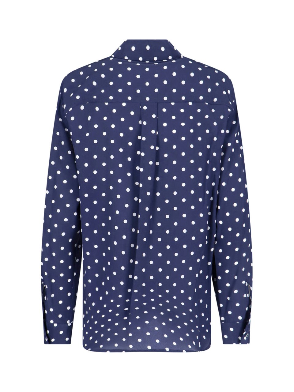 P.A.R.O.S.H. Polka Dot Shirt – Blue Blauw