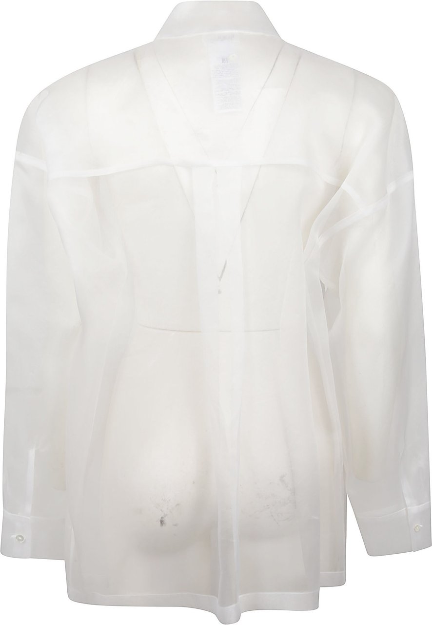 P.A.R.O.S.H. Shake Long Sleeve Shirt White Wit
