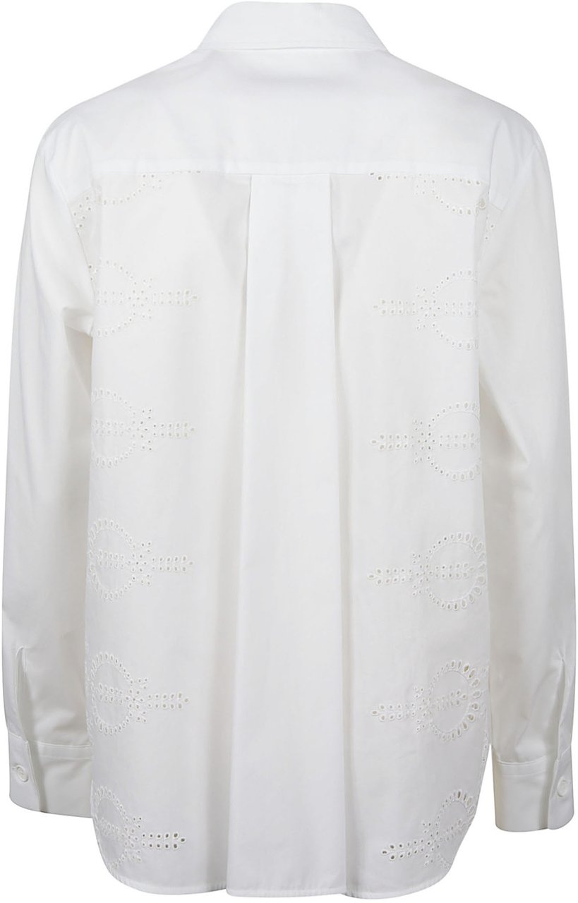 P.A.R.O.S.H. Cannes Long Sleeve Shirt White Wit