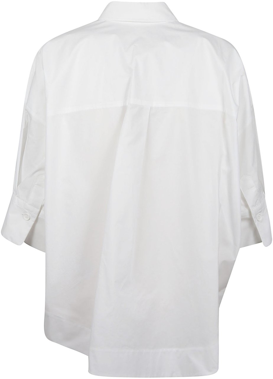 P.A.R.O.S.H. Canyox26 3/4 Sleeve Shirt White Wit