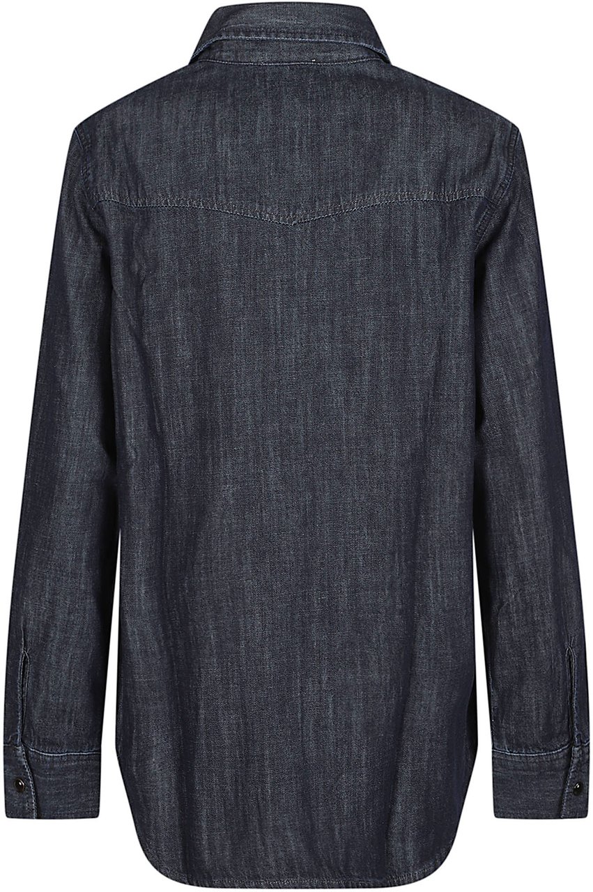 P.A.R.O.S.H. Candore Long Sleeve Shirt Black Zwart