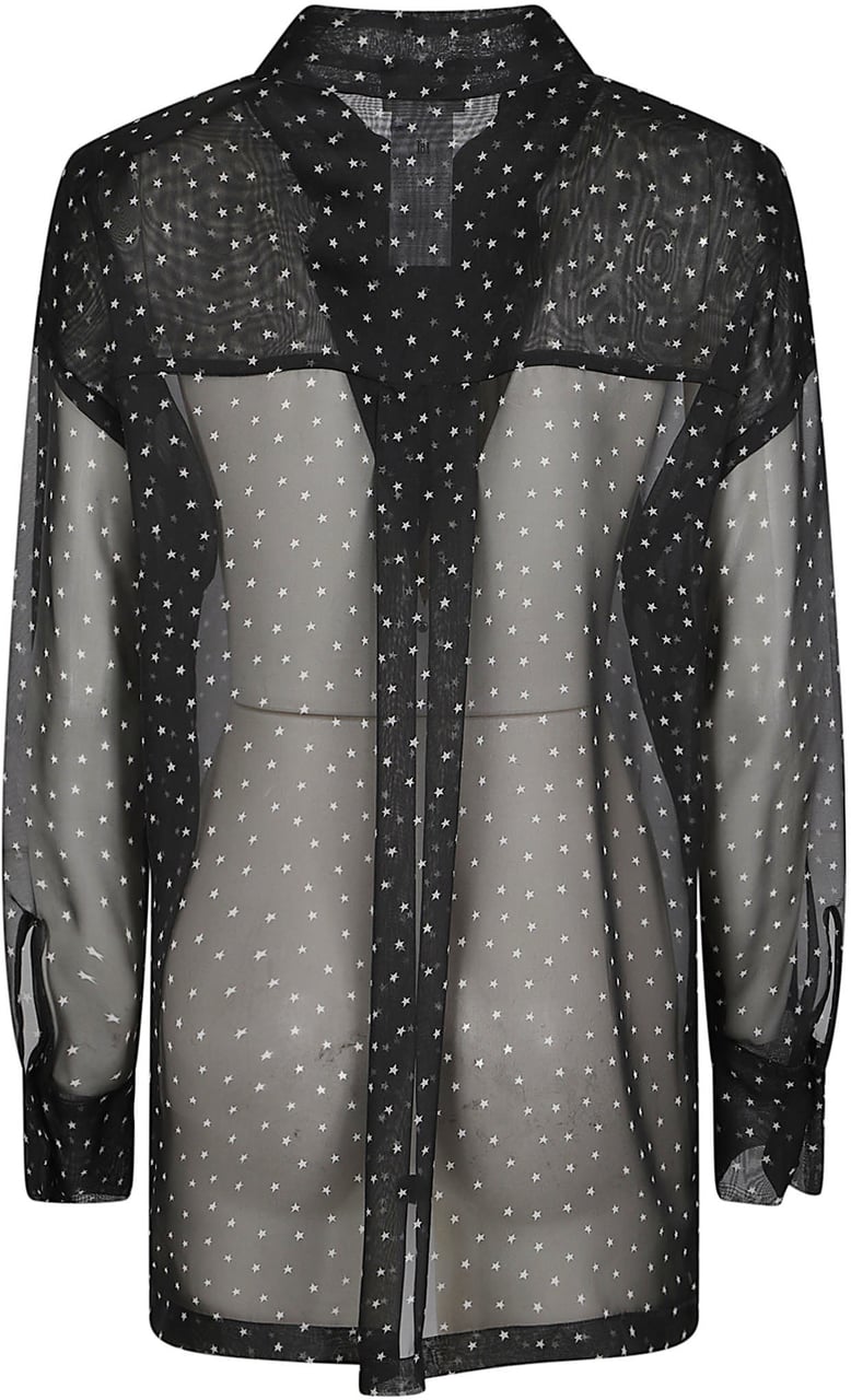P.A.R.O.S.H. Pioggia Long Sleeve Shirt Black Zwart