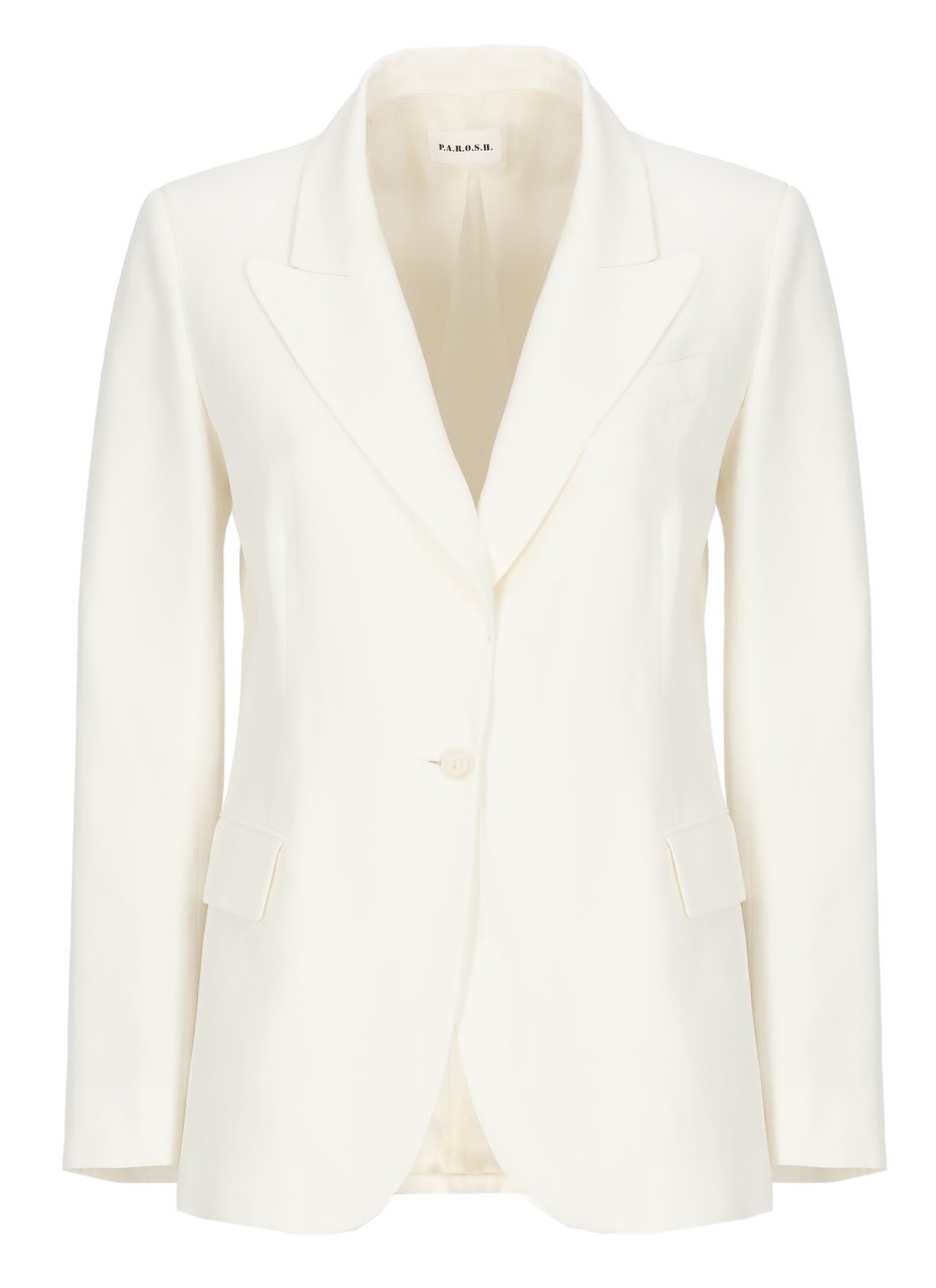 P.A.R.O.S.H. Jackets Ivory Wit