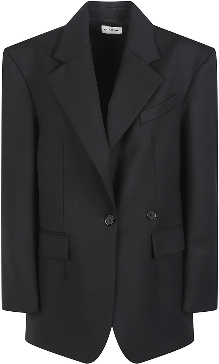 P.A.R.O.S.H. Liliuxy25 Over Jacket Black Zwart