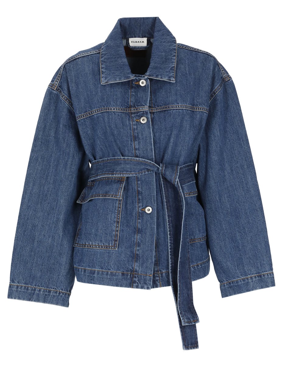 P.A.R.O.S.H. Coats Blue Blauw