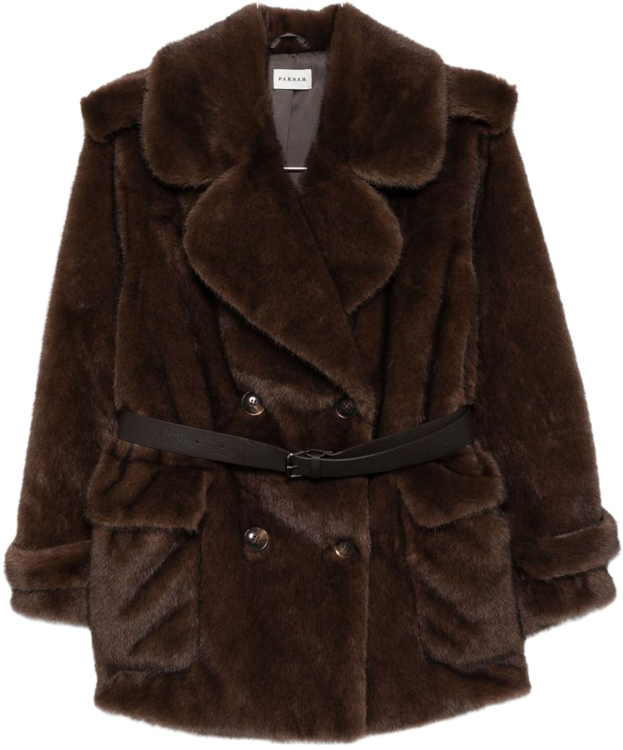 P.A.R.O.S.H. Coats Brown Bruin