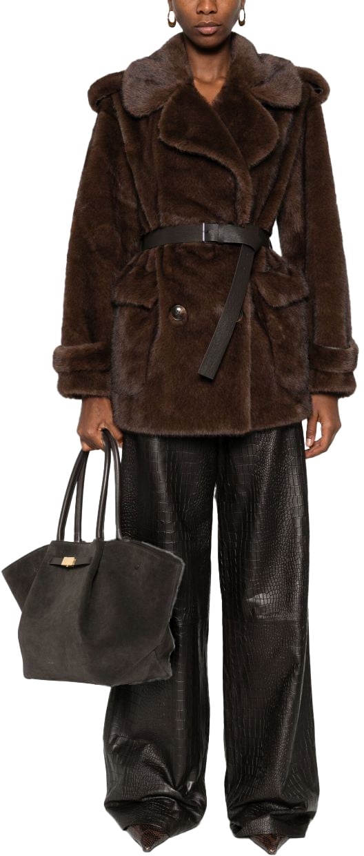 P.A.R.O.S.H. Coats Brown Bruin