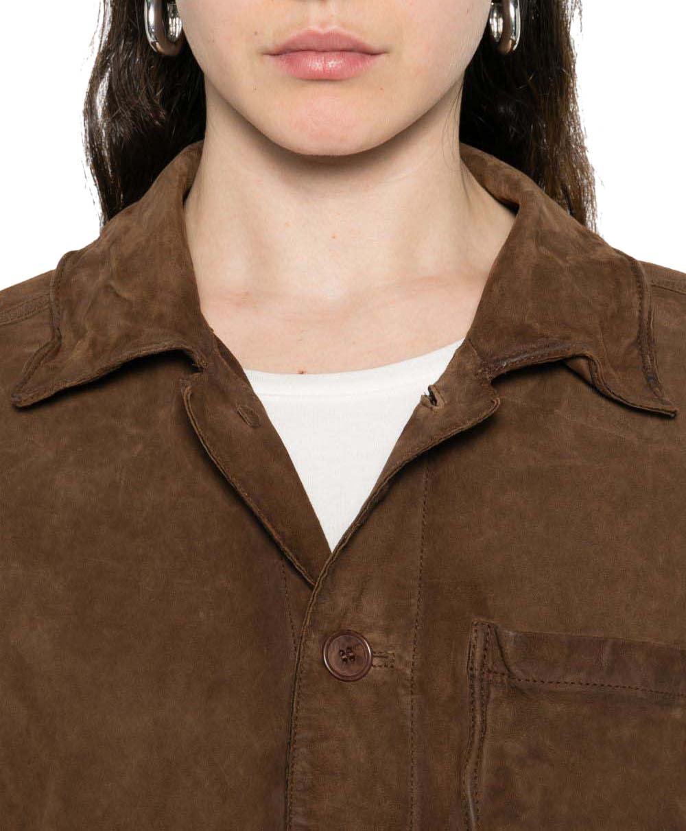 P.A.R.O.S.H. Jackets Leather Brown Bruin