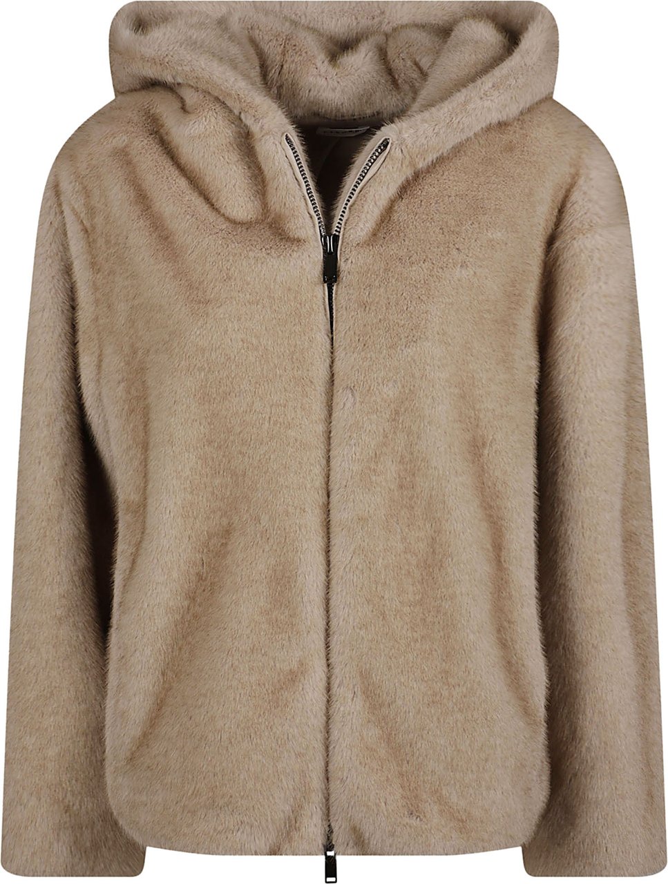P.A.R.O.S.H. Pulse26 Faux Fur Jacket Nude Beige