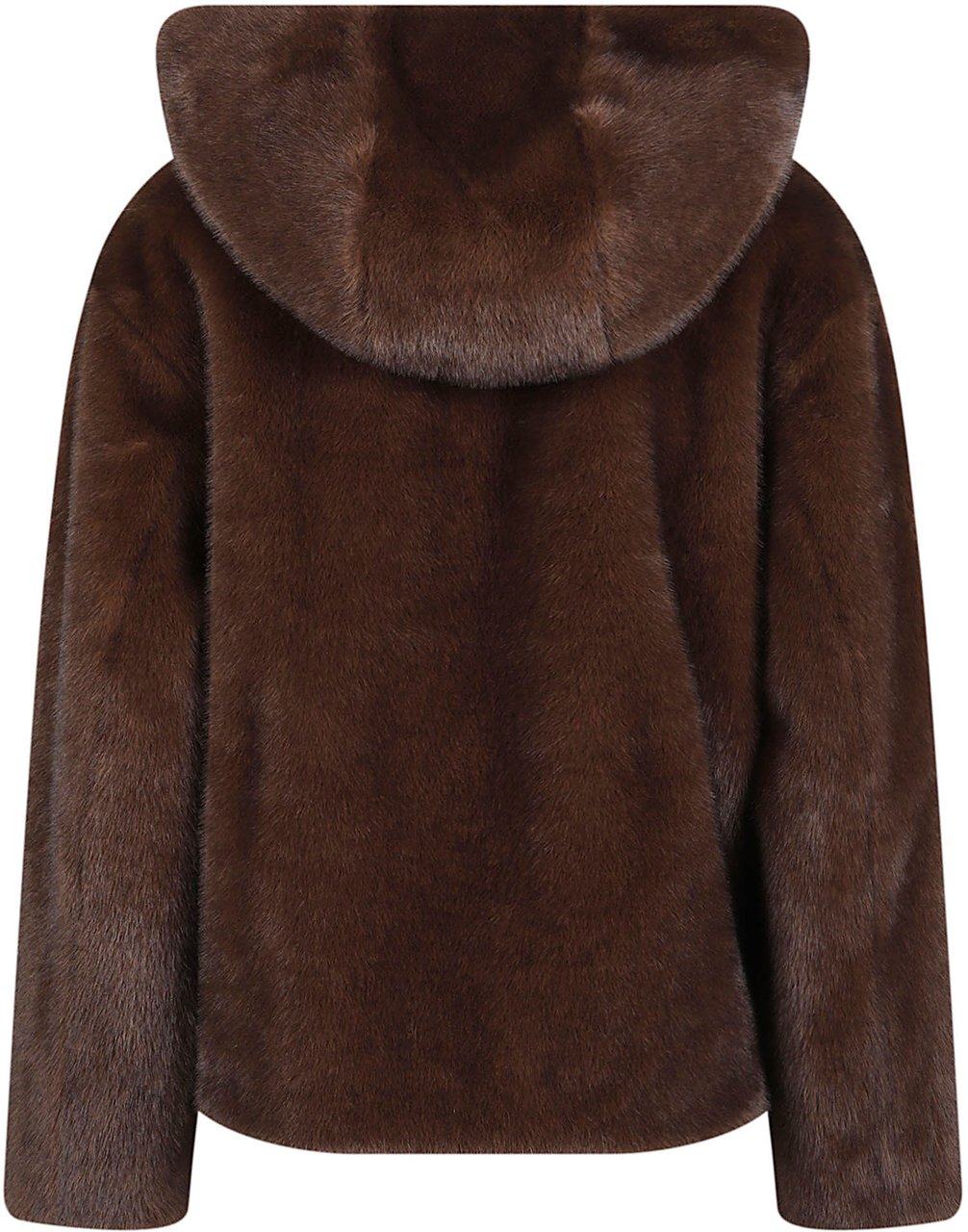 P.A.R.O.S.H. Pulse26 Faux Fur Jacket Brown Bruin