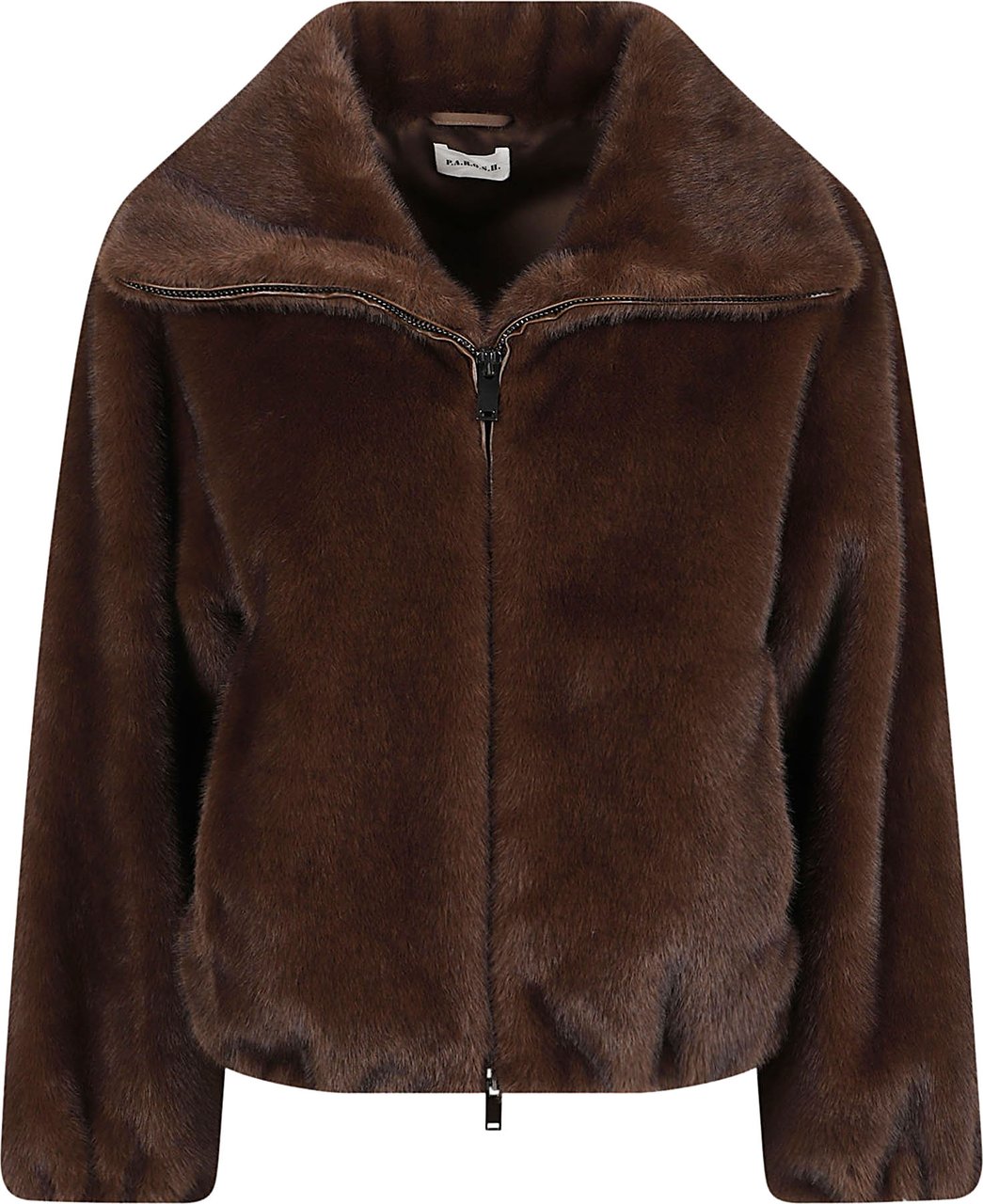 P.A.R.O.S.H. Pulse26 Faux Fur Jacket Brown Bruin