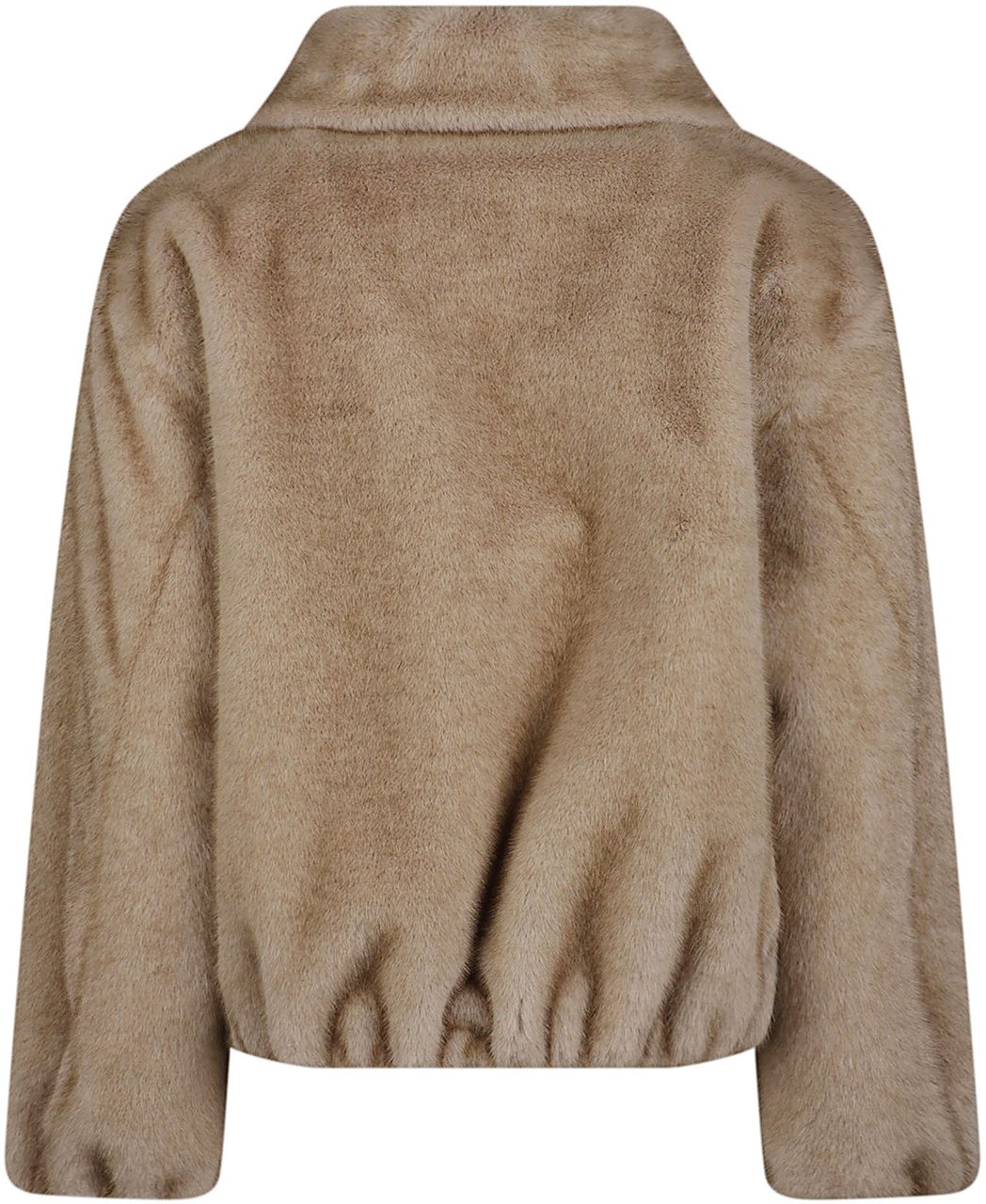 P.A.R.O.S.H. Pulse26 Faux Fur Jacket Nude Beige