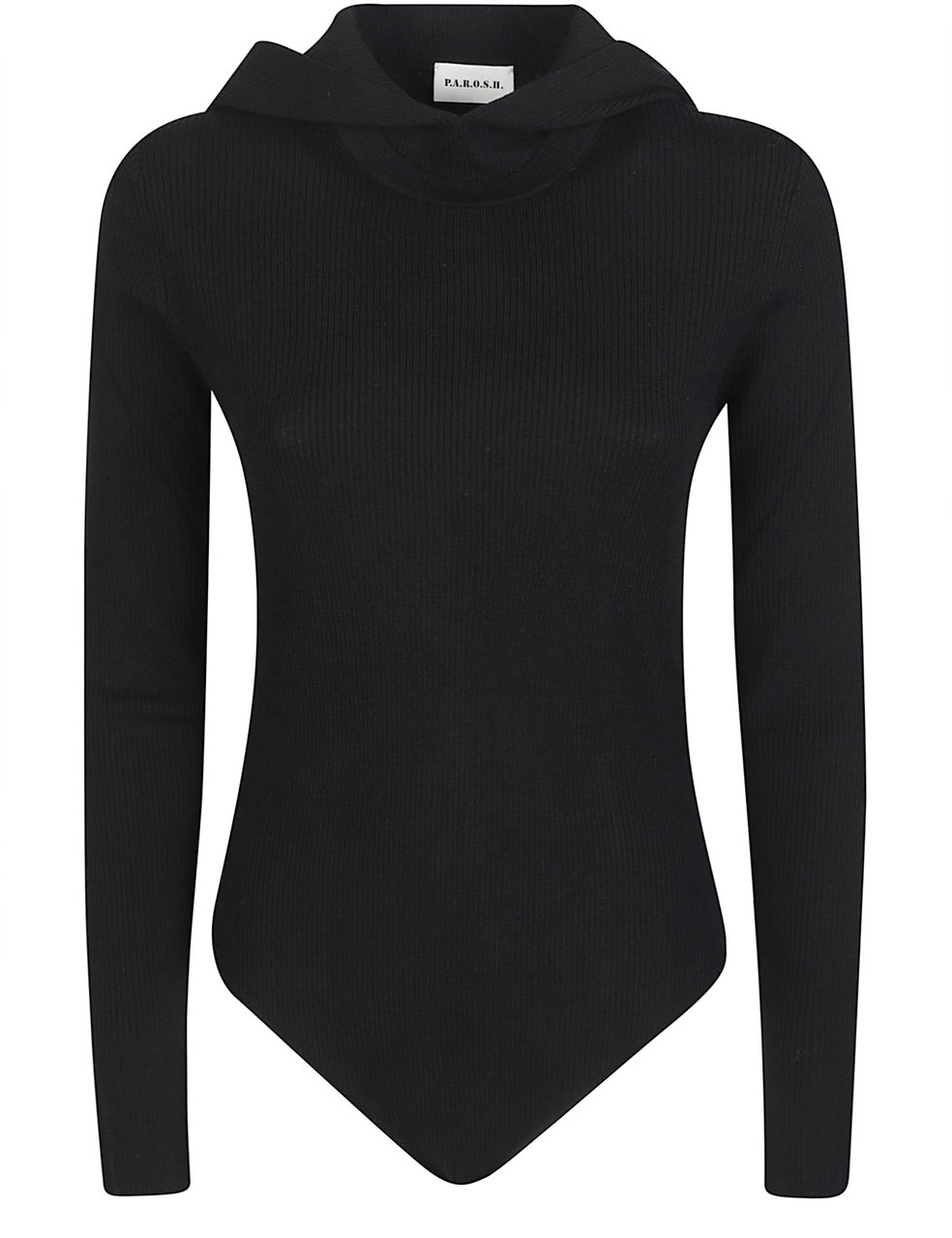 P.A.R.O.S.H. Leila Long Sleeve Body Black Zwart