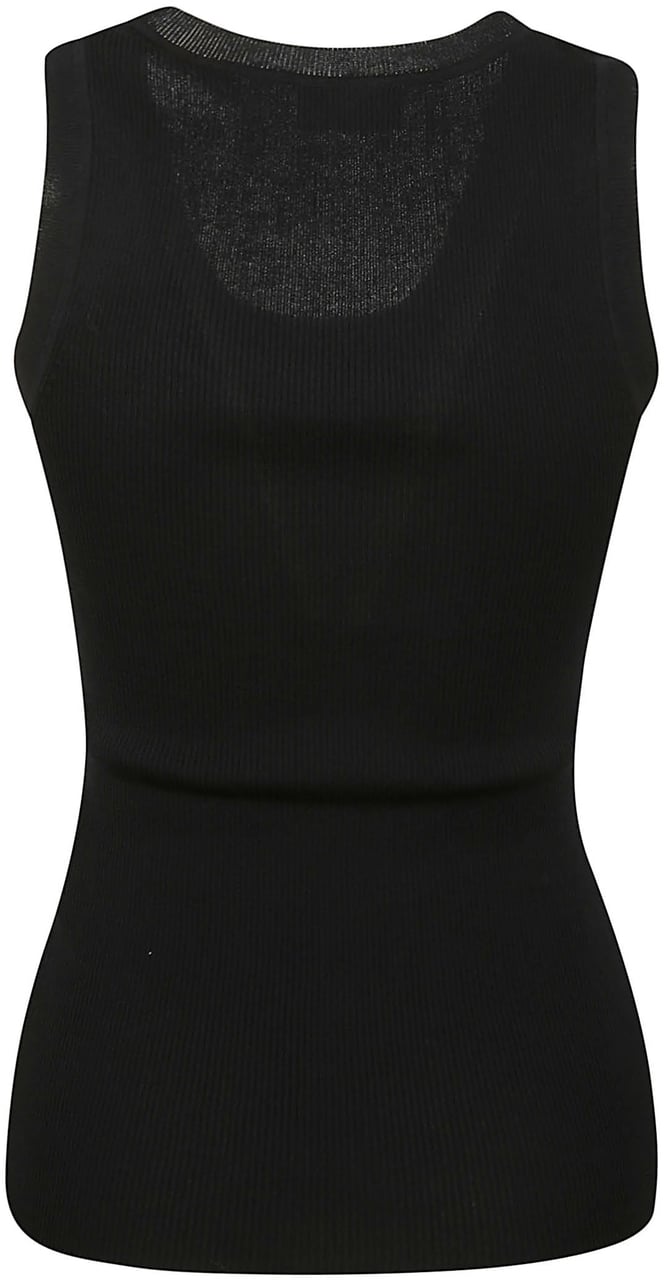 P.A.R.O.S.H. Cipria26 Tank Top Black Zwart