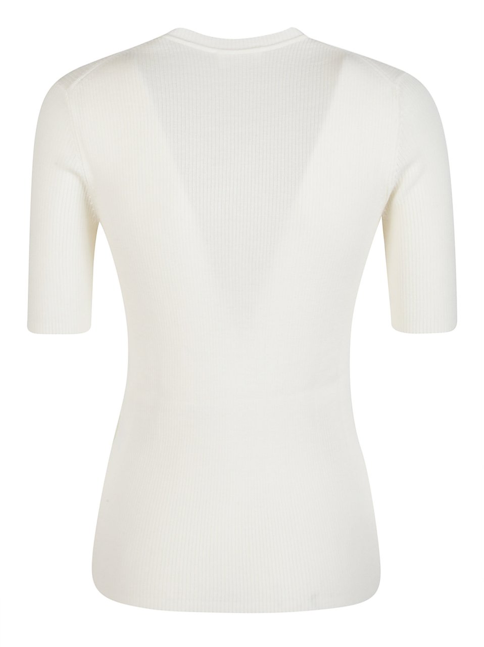 P.A.R.O.S.H. Leila Short Sleeve Sweater Nude & Neutrals Beige