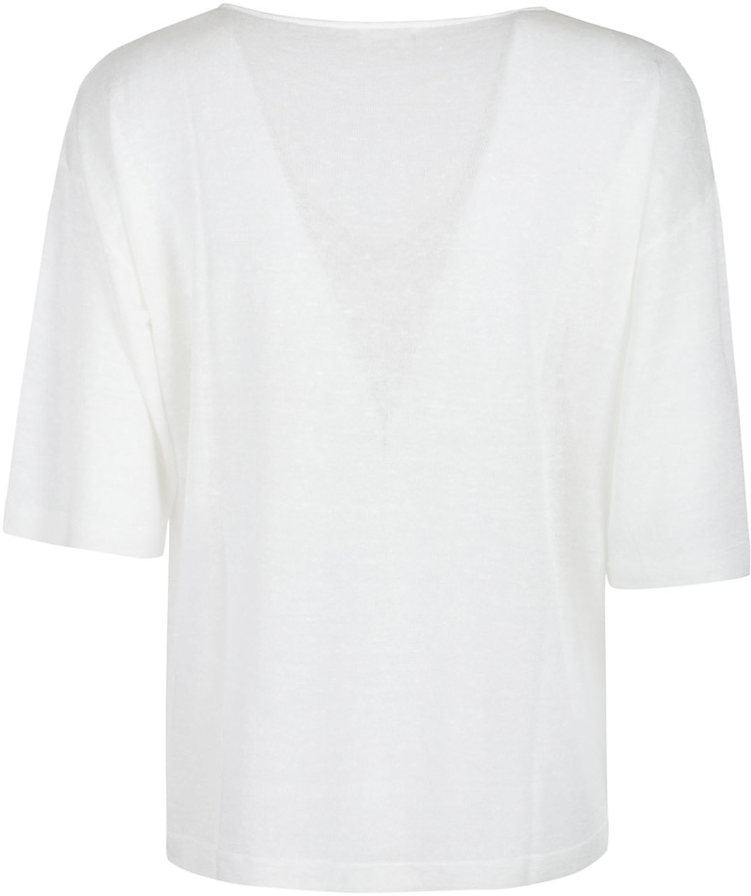 P.A.R.O.S.H. Babylon Short Sleeve Sweater White Wit