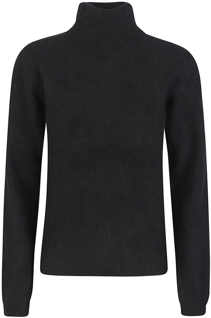 P.A.R.O.S.H. Lacoon Turtle Neck Sweater Black Zwart