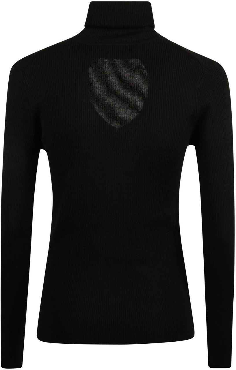 P.A.R.O.S.H. Leila Turtle Neck Sweater Black Zwart