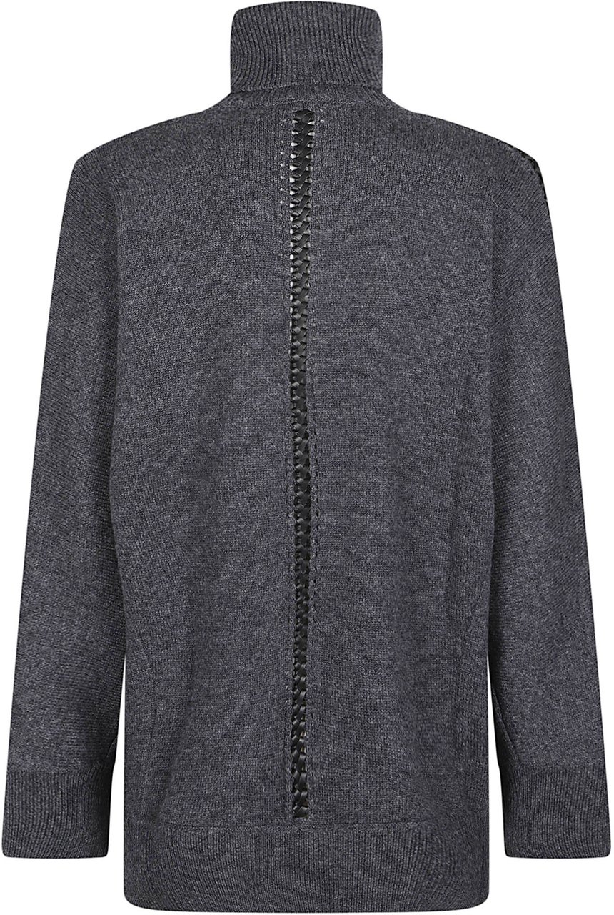P.A.R.O.S.H. Liller Turtle Neck Long Sleeve Sweater Grey Grijs