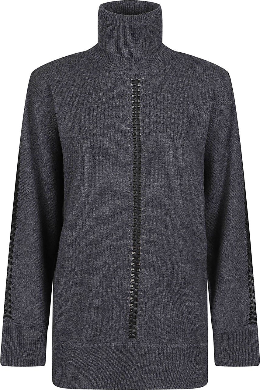 P.A.R.O.S.H. Liller Turtle Neck Long Sleeve Sweater Grey Grijs