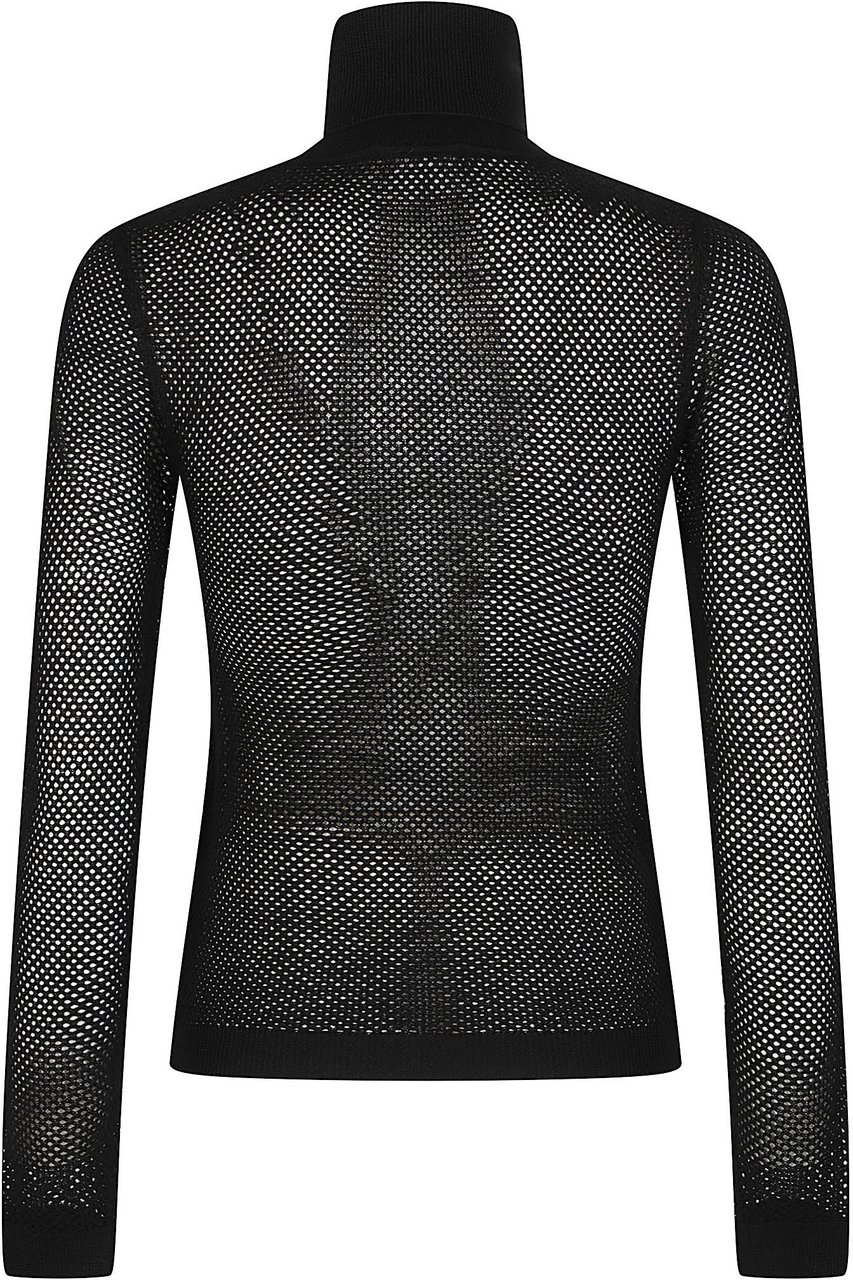 P.A.R.O.S.H. Lanet Turtle Neck Long Sleeve Sweater Black Zwart