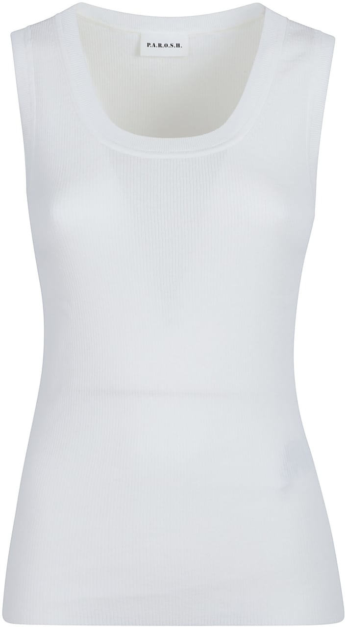 P.A.R.O.S.H. Cipria25 Tank Top White Wit