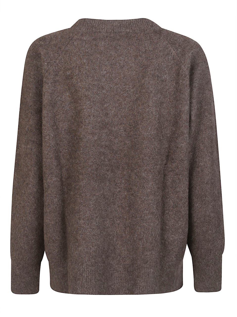 P.A.R.O.S.H. Lacoon Round Neck Sweater Brown Bruin