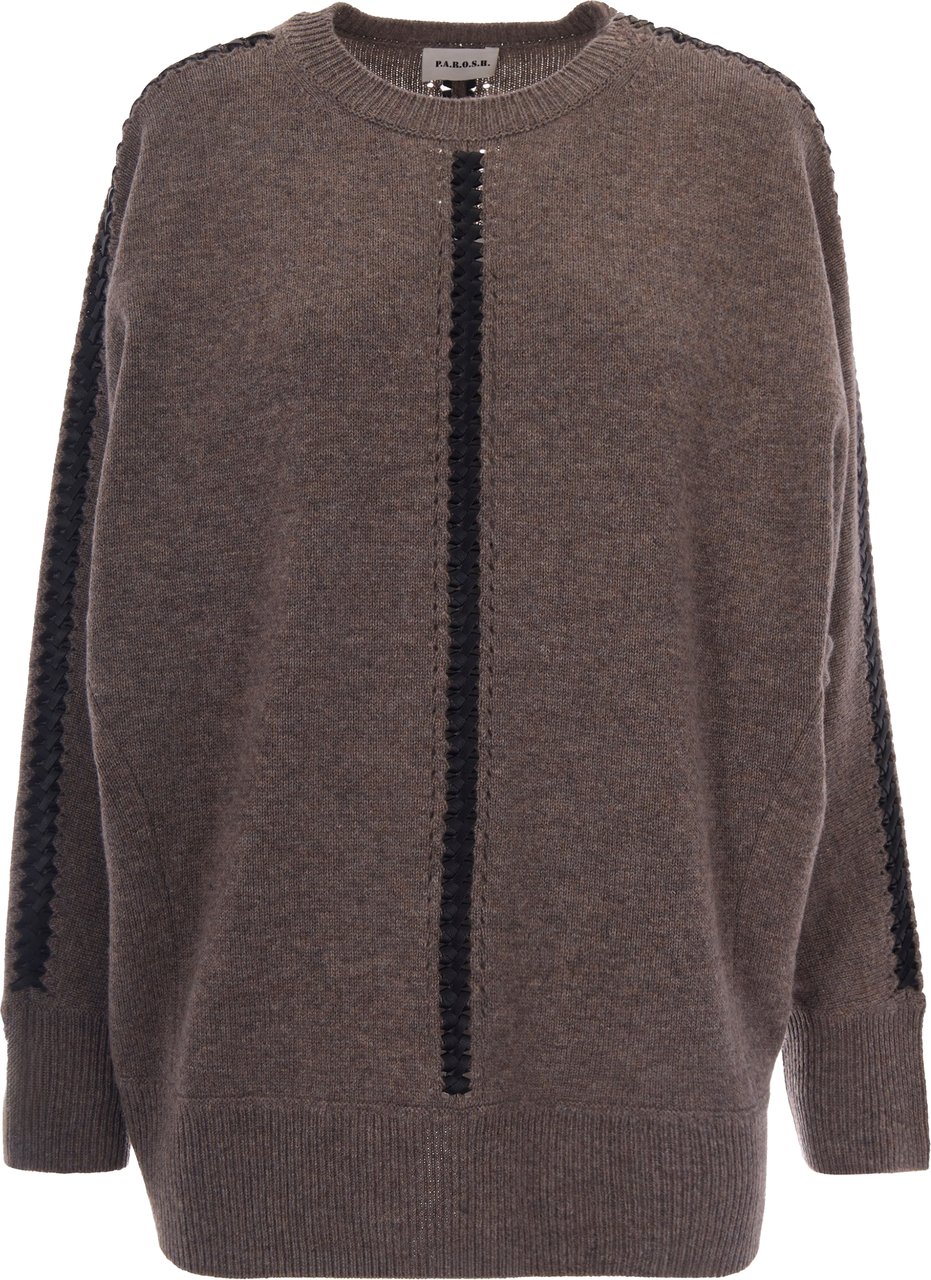 P.A.R.O.S.H. Sweaters Greige Chiaro Taupe