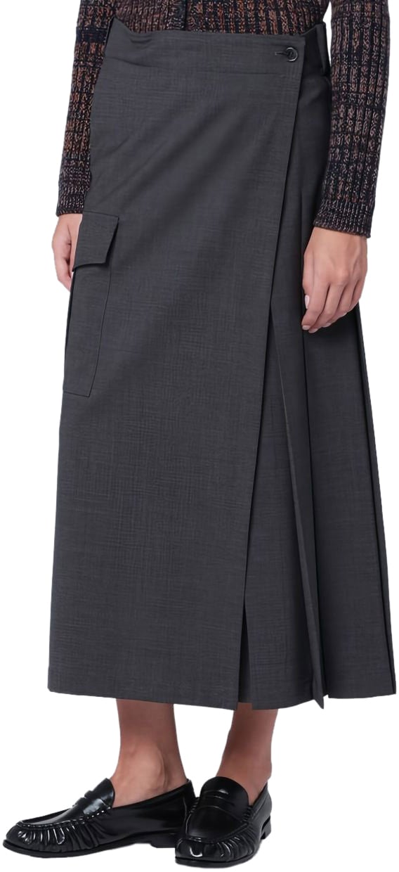 P.A.R.O.S.H. Skirts Anthracite Grijs