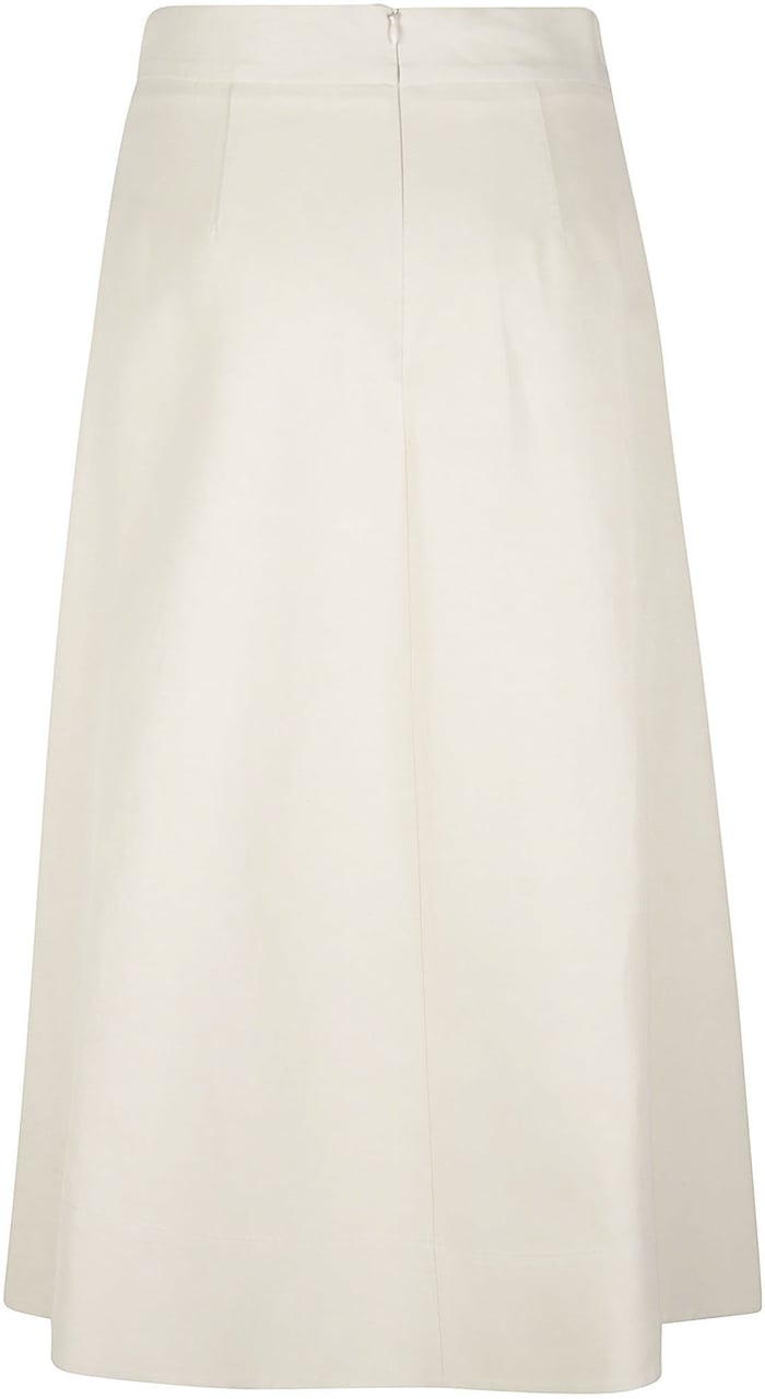 P.A.R.O.S.H. Raisa26 Midi Skirt Nude Beige