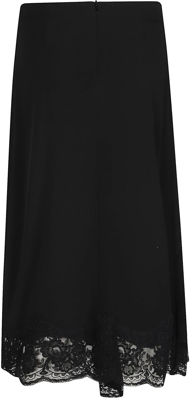 P.A.R.O.S.H. Arnia Midi Skirt Black Zwart