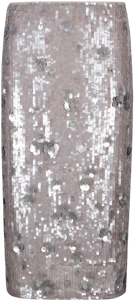 P.A.R.O.S.H. Glow Skirt Grey Grijs