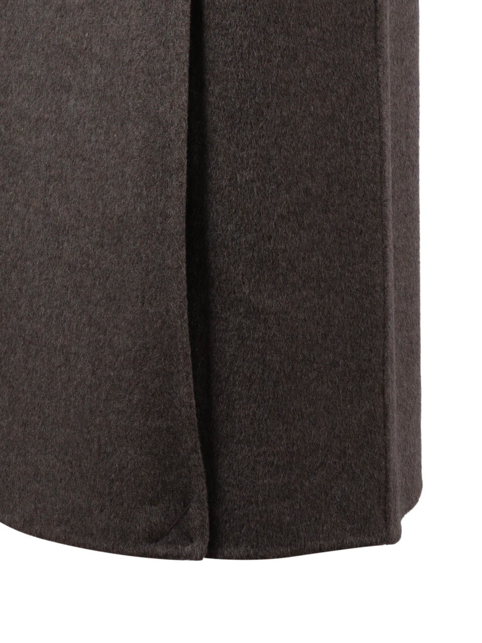 P.A.R.O.S.H. Straight Tailored Front Slit Mini Skirt Bruin
