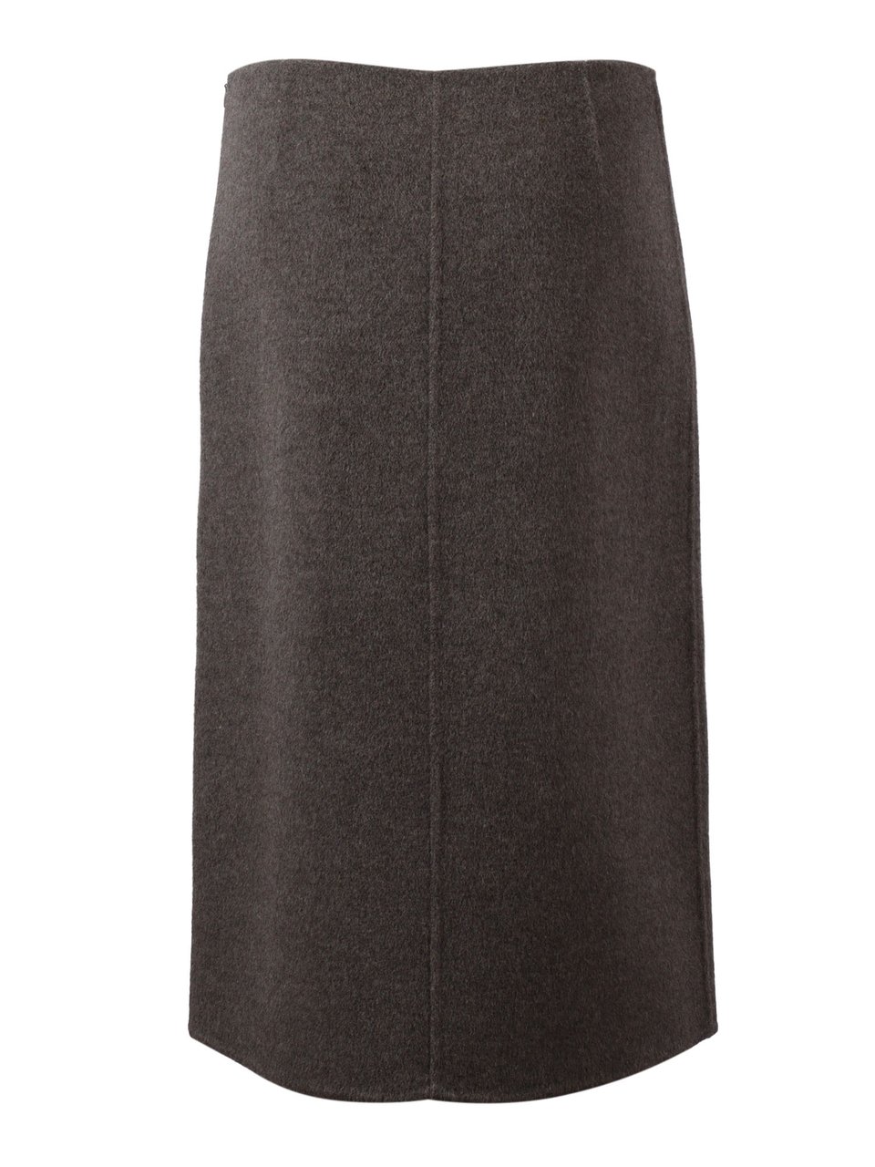 P.A.R.O.S.H. Straight Tailored Front Slit Mini Skirt Bruin