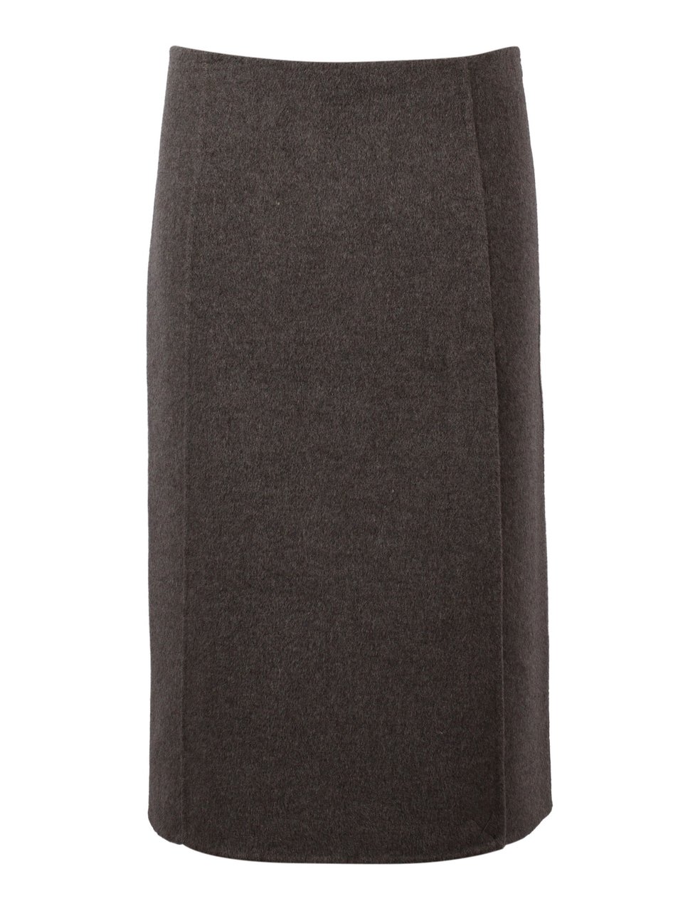 P.A.R.O.S.H. Straight Tailored Front Slit Mini Skirt Bruin