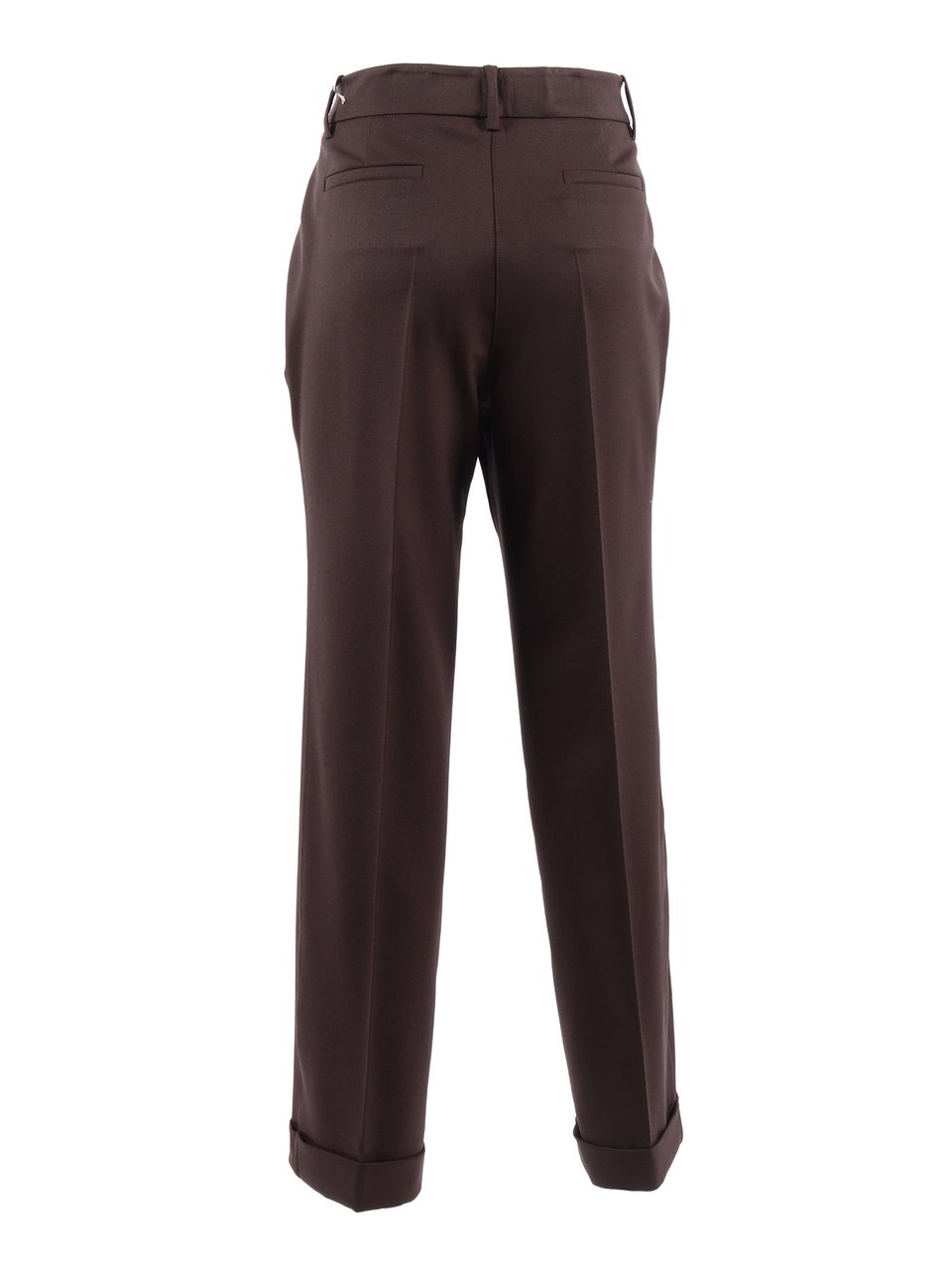 P.A.R.O.S.H. Slim Fit Tailored Pants with Design Zwart